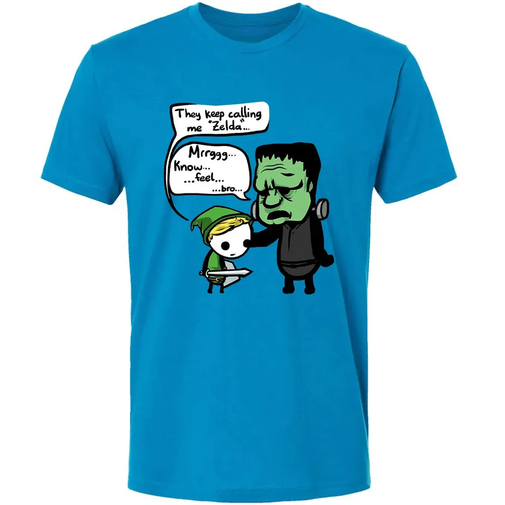 Zelda & Frankenstein Premium Unisex T-shirt - 4