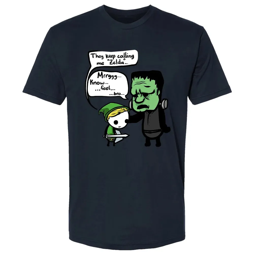 Zelda & Frankenstein Premium Unisex T-shirt - 13