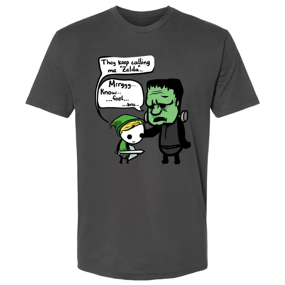 Zelda & Frankenstein Premium Unisex T-shirt - 8