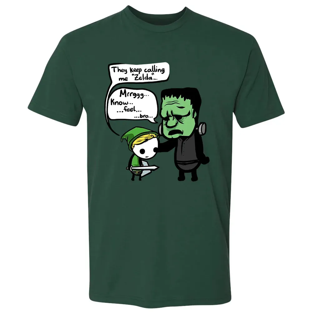 Zelda & Frankenstein Premium Unisex T-shirt - 12
