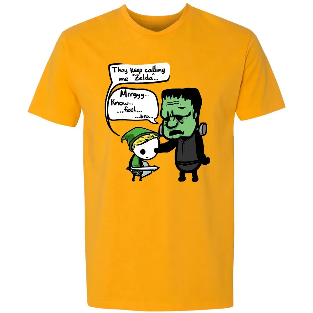 Zelda & Frankenstein Premium Unisex T-shirt - 11