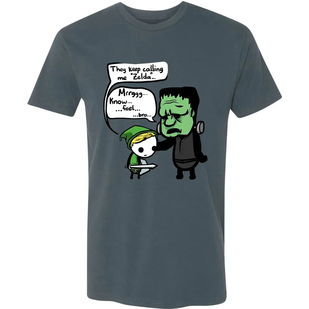 Zelda & Frankenstein Premium Unisex T-shirt - 14