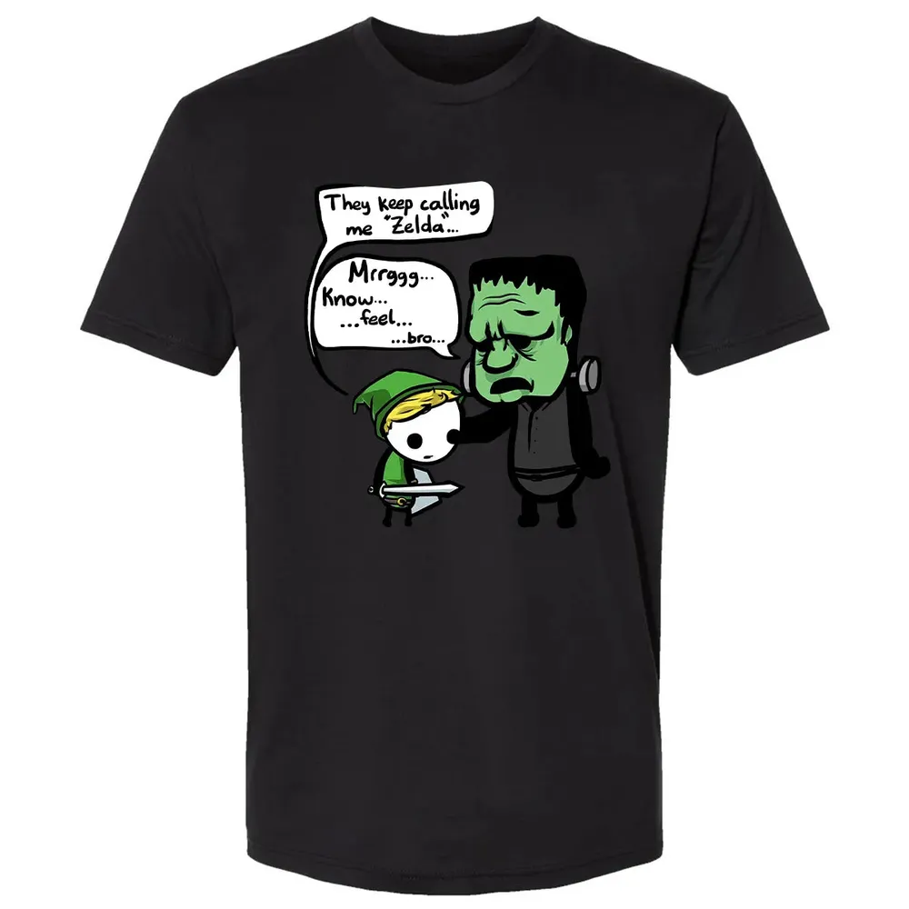Zelda & Frankenstein Premium Unisex T-shirt - 15