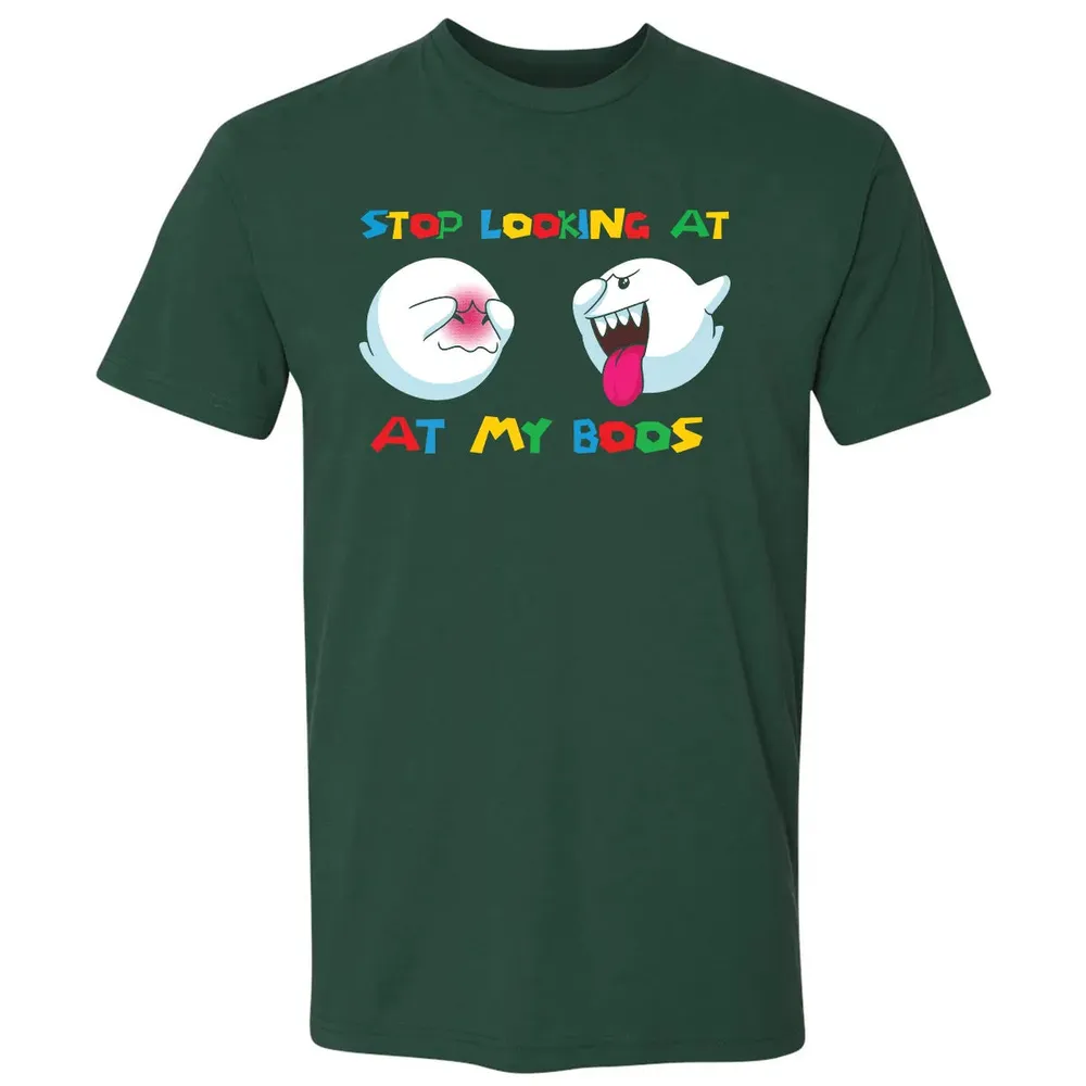 Stop Looking My Boos Premium Unisex T-shirt - 12