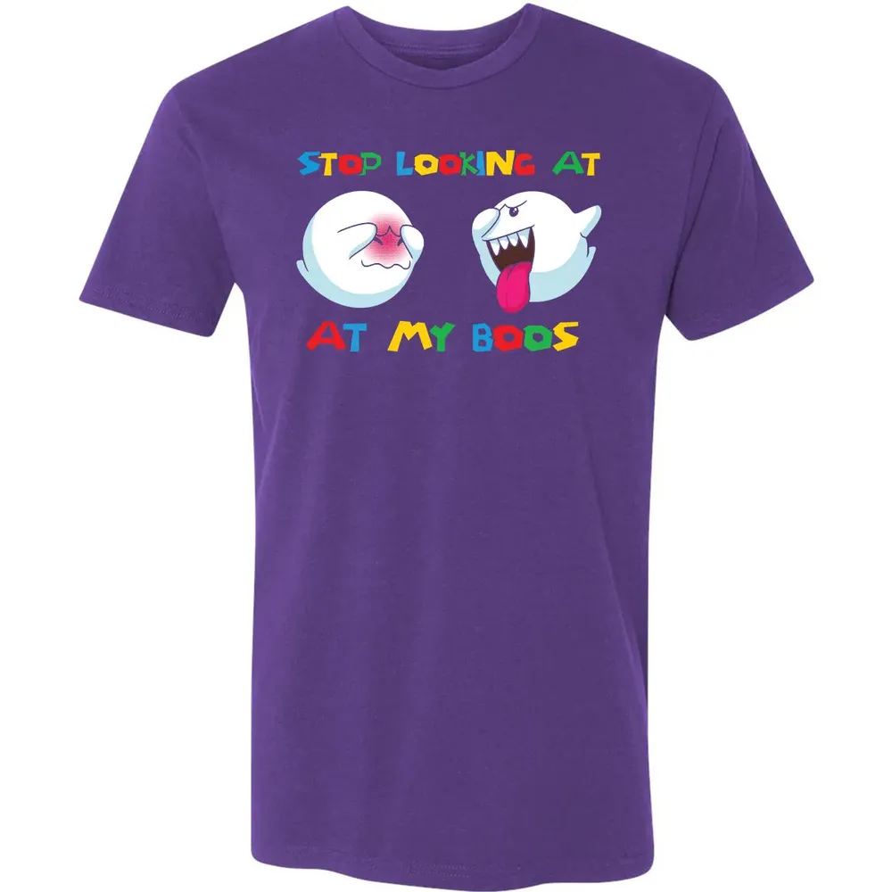 Stop Looking My Boos Premium Unisex T-shirt - 7