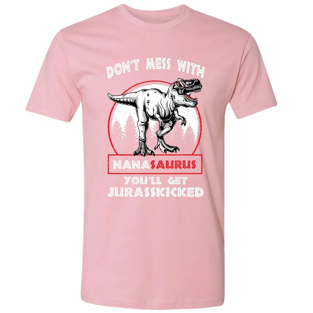 Don't Mess With Nanasaurus Premium Unisex T-shirt - 3
