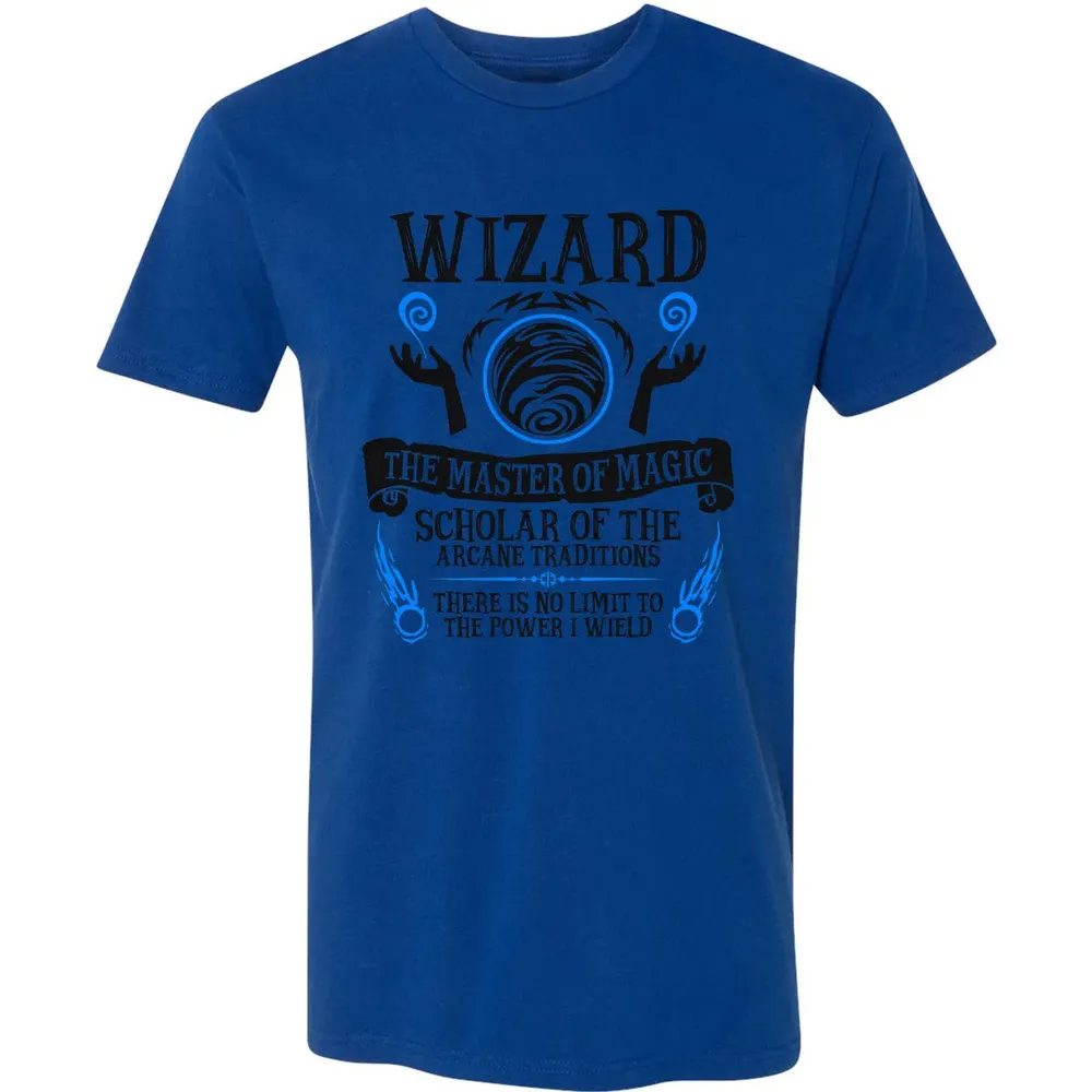 WIZARD, The Master of Magic (Black Text) Premium Unisex T-shirt - 10