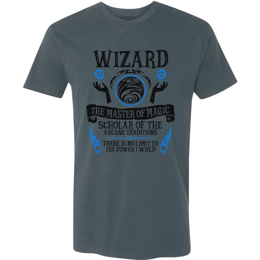 WIZARD, The Master of Magic (Black Text) Premium Unisex T-shirt - 14