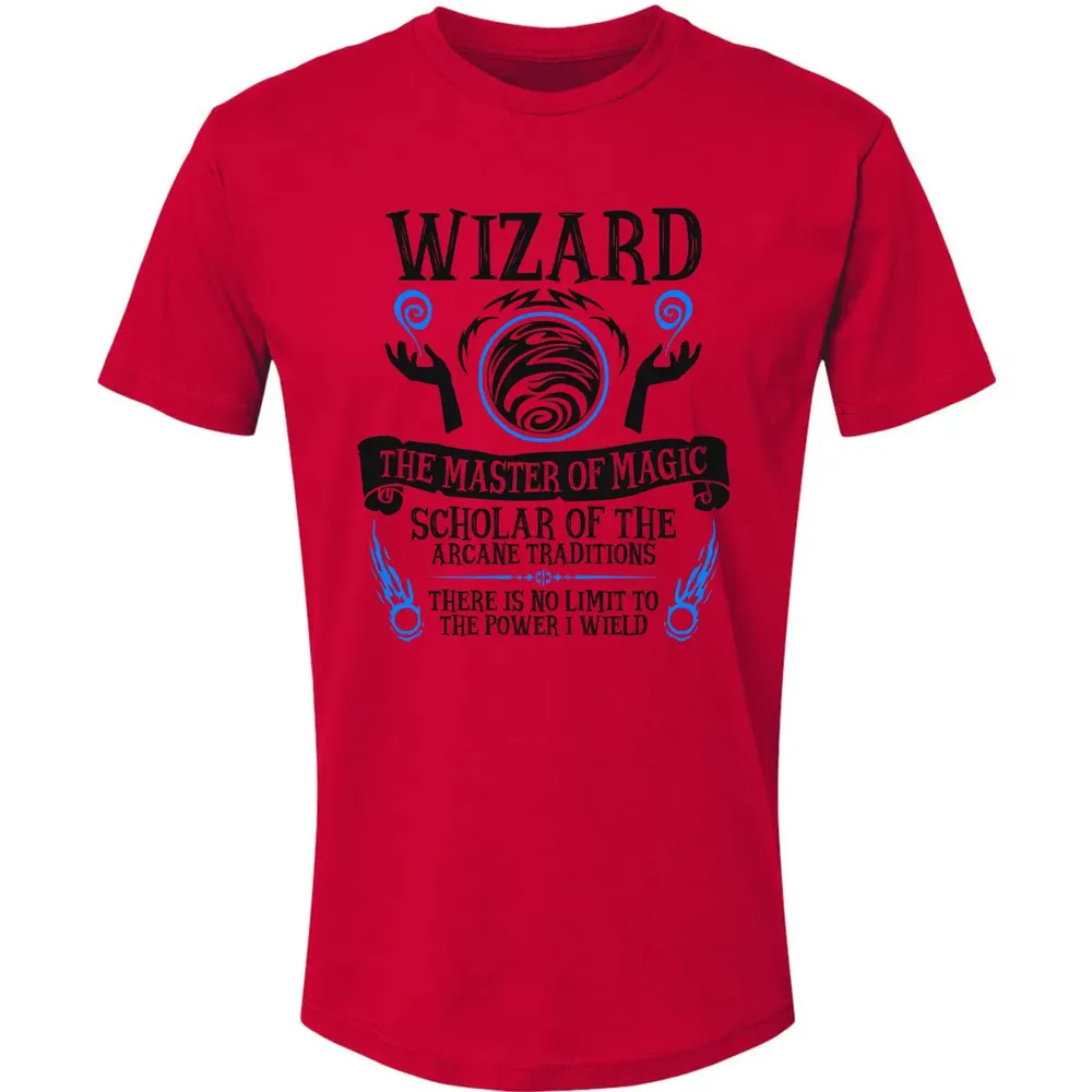 WIZARD, The Master of Magic (Black Text) Premium Unisex T-shirt - 6