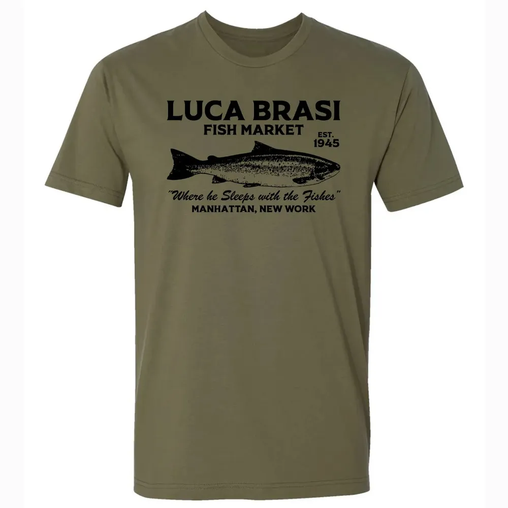 Luca Brasi Fish Market Premium Unisex T-shirt - 5