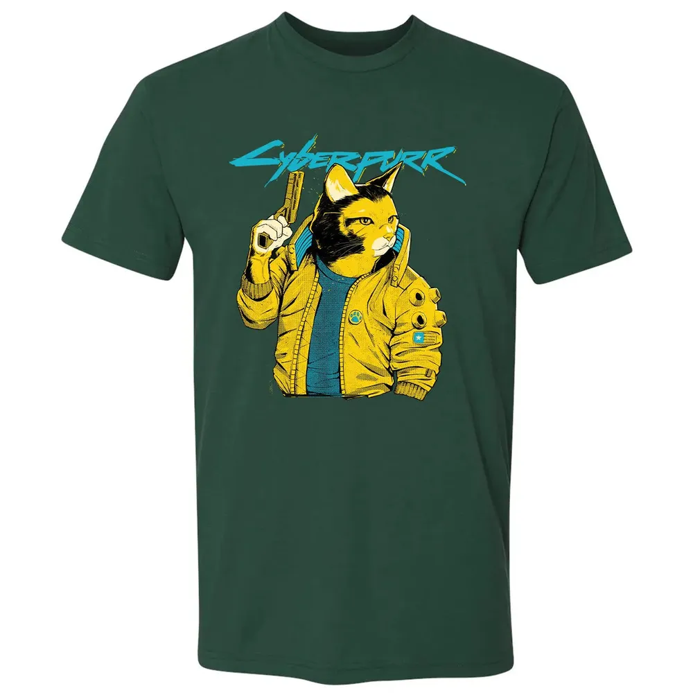 Cyberpurr Premium Unisex T-shirt - 12