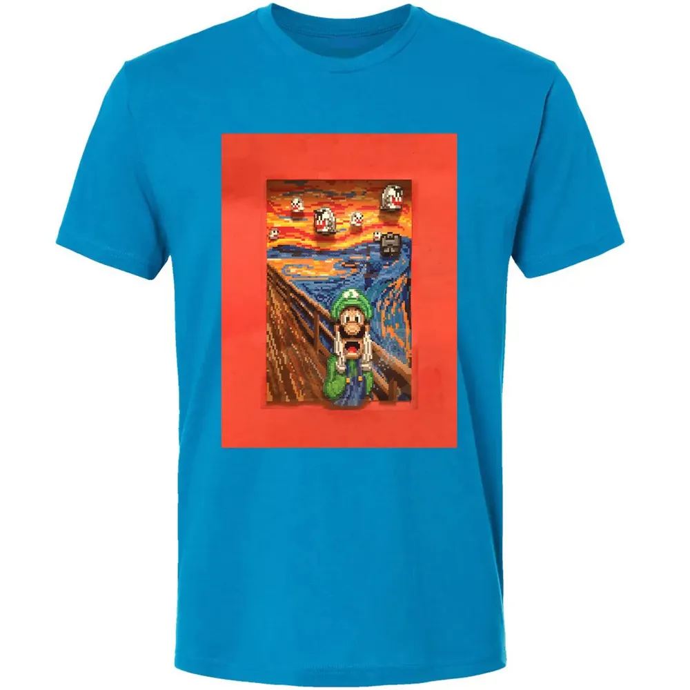 Scream Mario Premium Unisex T-shirt - 4