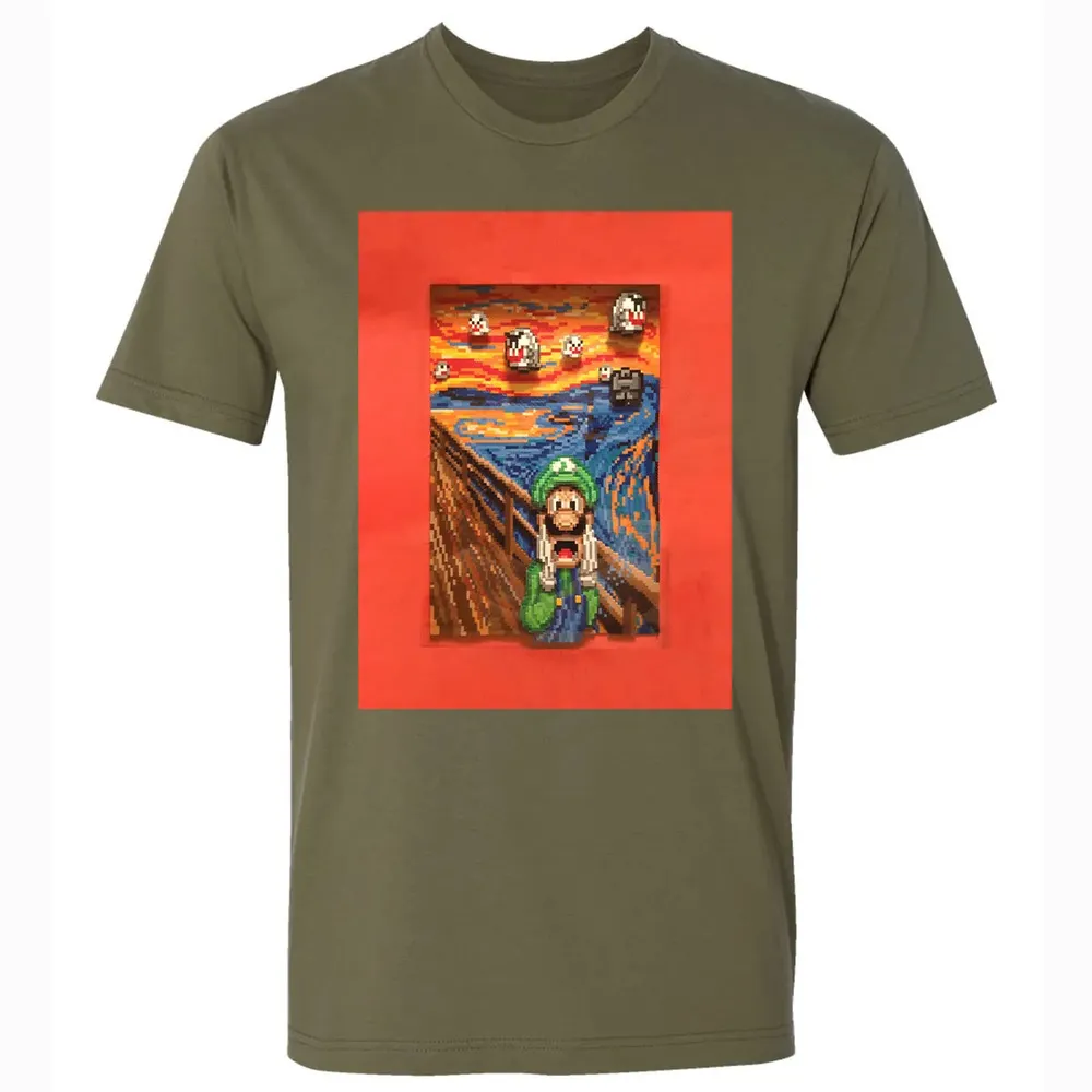 Scream Mario Premium Unisex T-shirt - 5