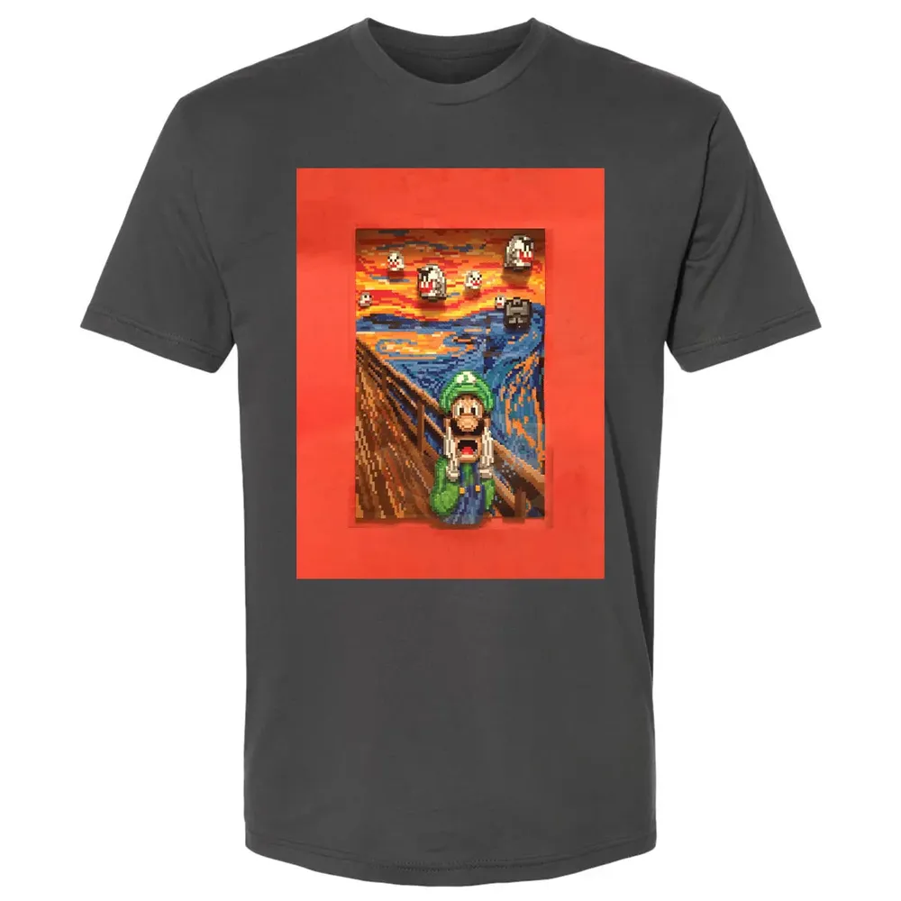 Scream Mario Premium Unisex T-shirt - 8