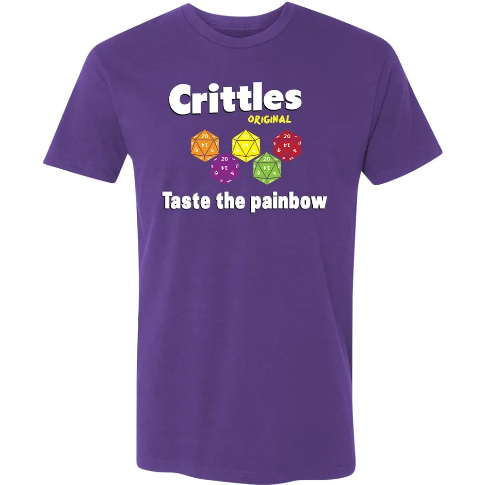 Crittles Taste The Painbow Premium Unisex T-shirt - 7