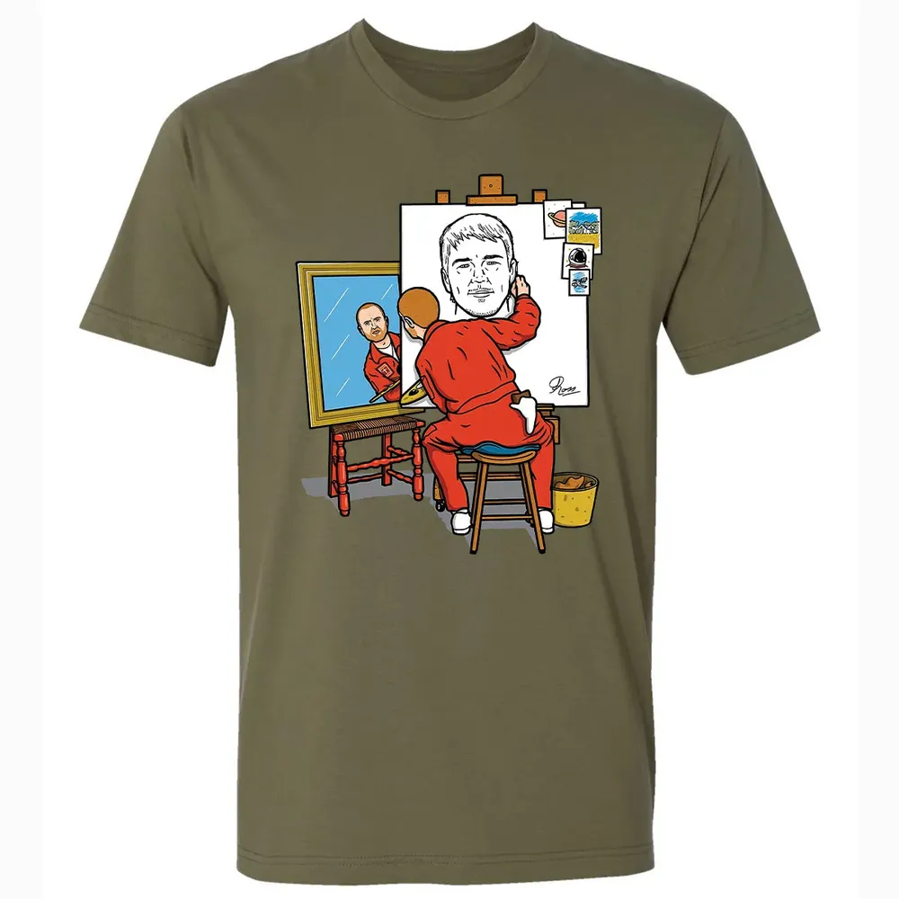 Astronaut Self Portrait Premium Unisex T-shirt - 5