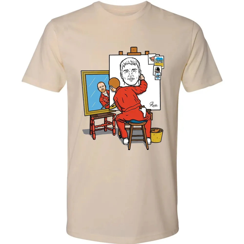 Astronaut Self Portrait Premium Unisex T-shirt - 2