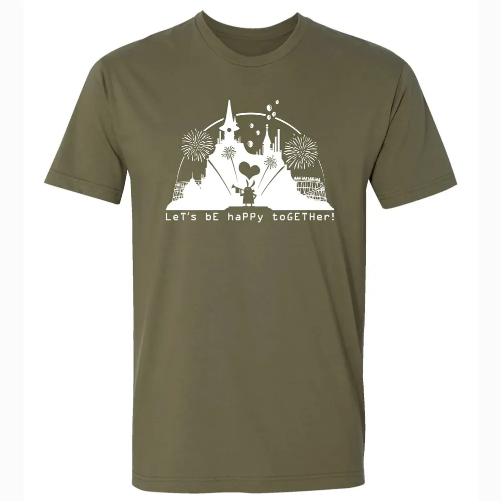 Let's Be Happy Together Premium Unisex T-shirt - 5