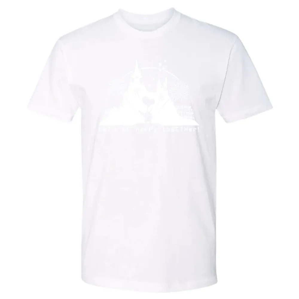 Let's Be Happy Together Premium Unisex T-shirt - 4