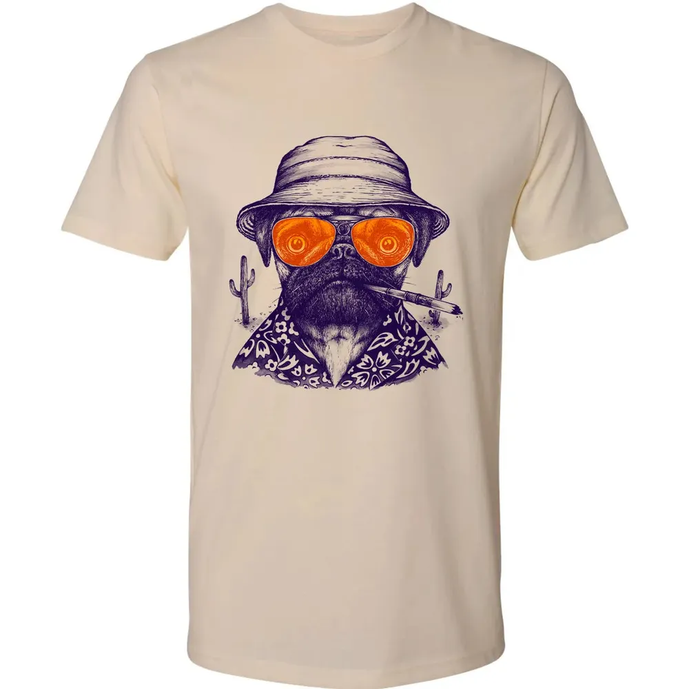 Pug Fear and Floathing Premium Unisex T-shirt - 2