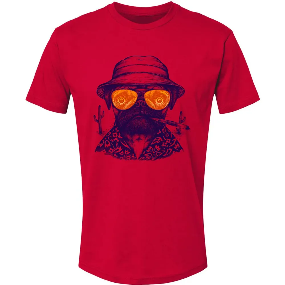 Pug Fear and Floathing Premium Unisex T-shirt - 6