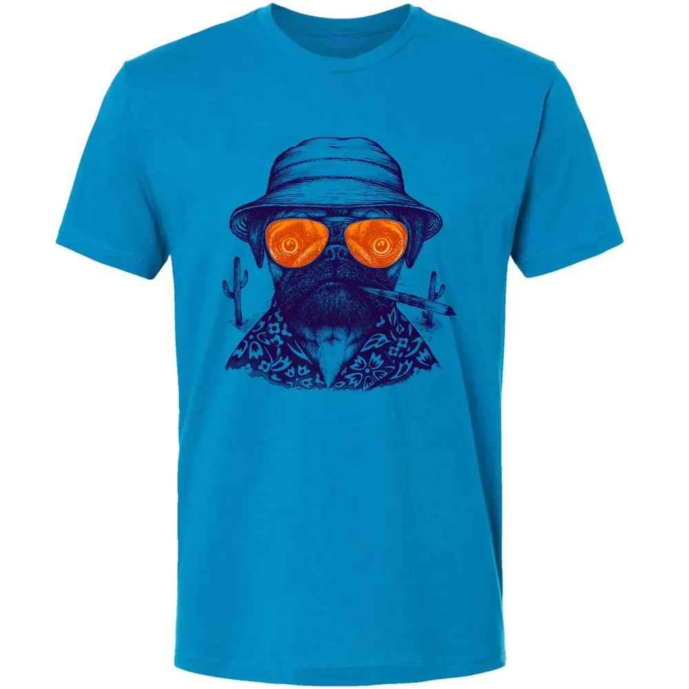 Pug Fear and Floathing Premium Unisex T-shirt - 4