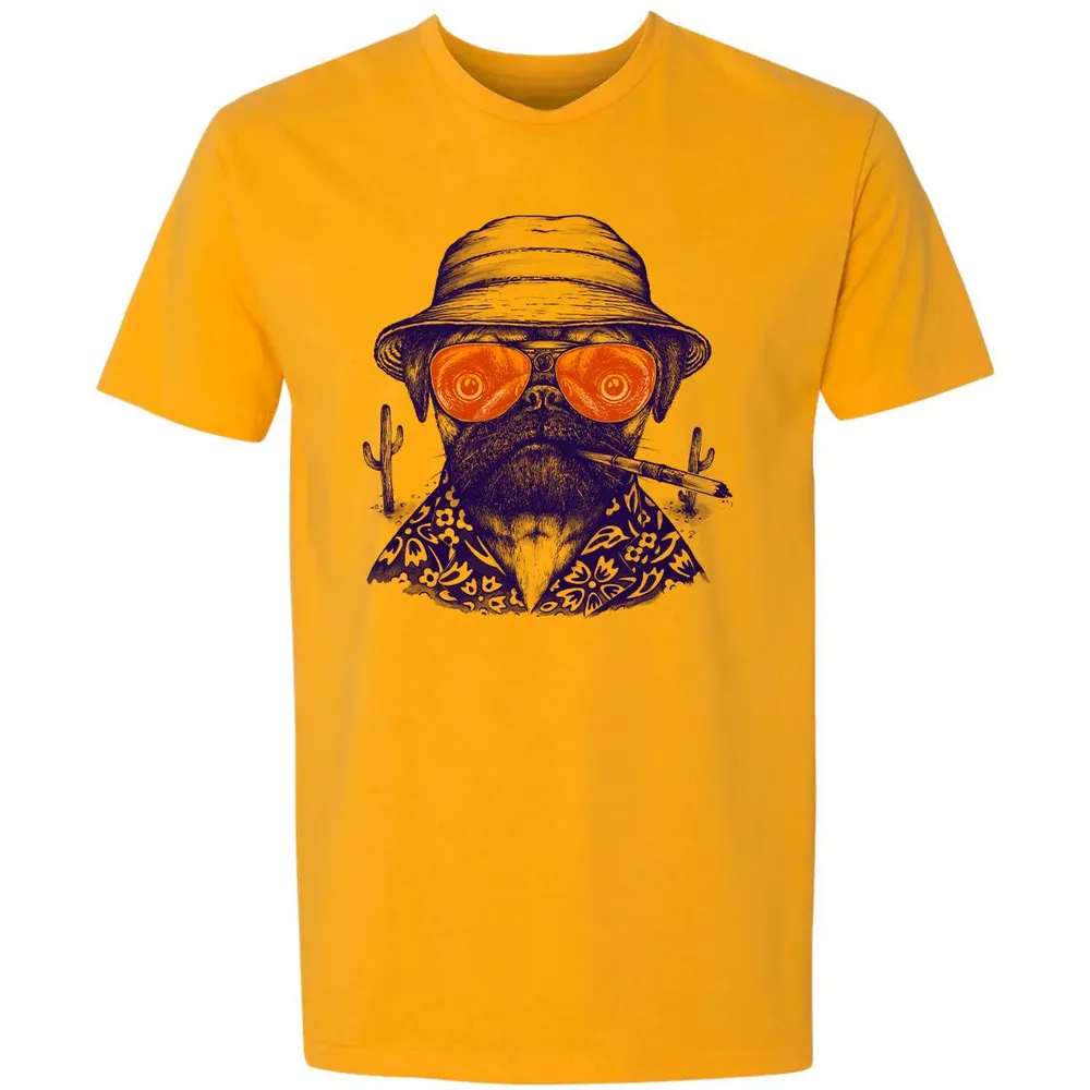 Pug Fear and Floathing Premium Unisex T-shirt - 11