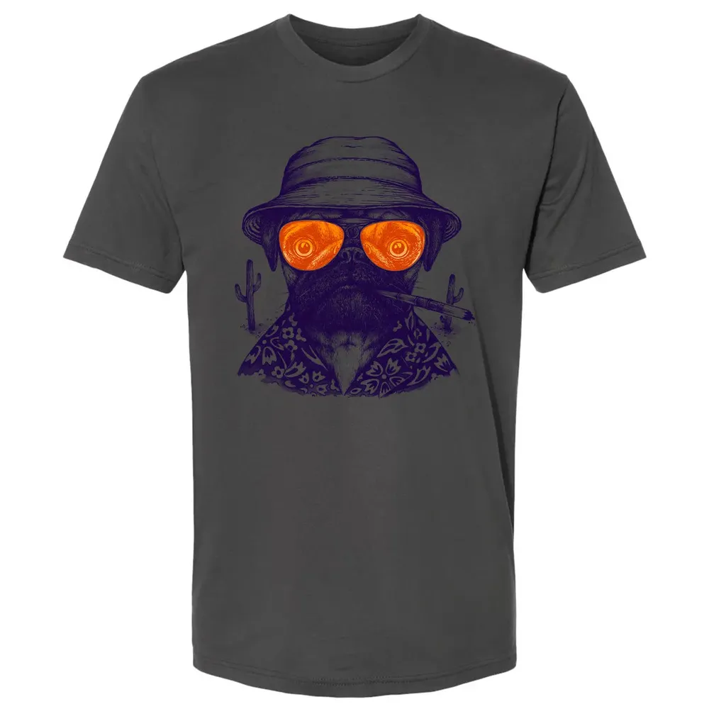 Pug Fear and Floathing Premium Unisex T-shirt - 8