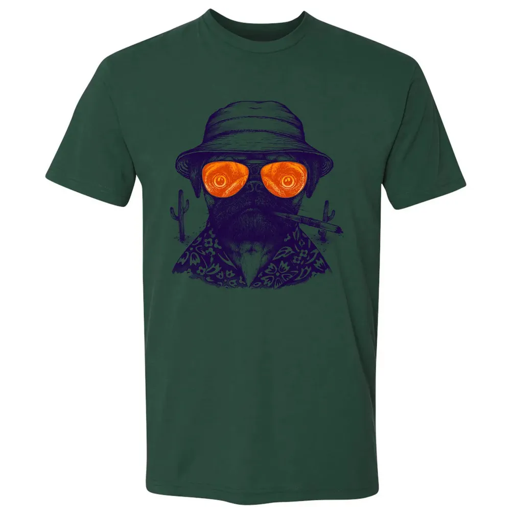 Pug Fear and Floathing Premium Unisex T-shirt - 12