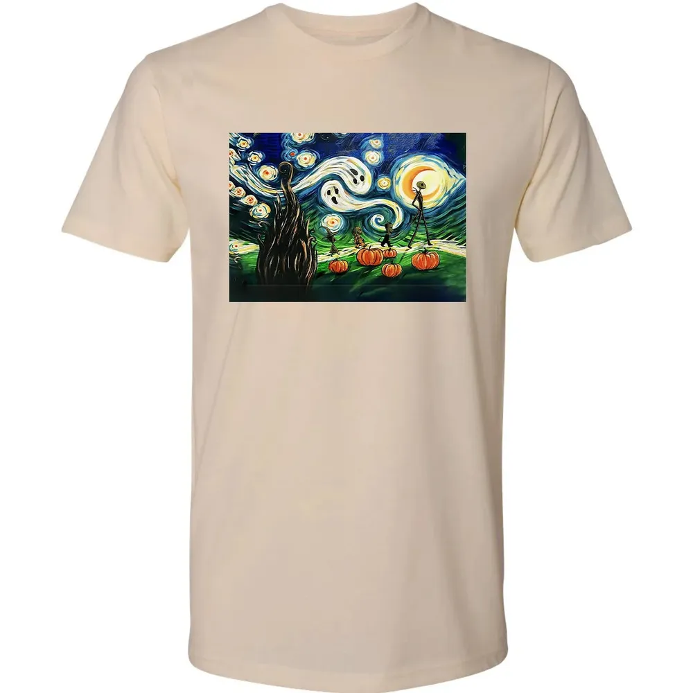 Starry Night Before Christmas Premium Unisex T-shirt - 2