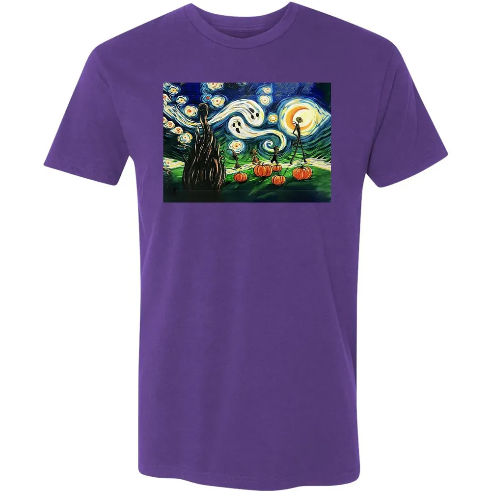 Starry Night Before Christmas Premium Unisex T-shirt - 7