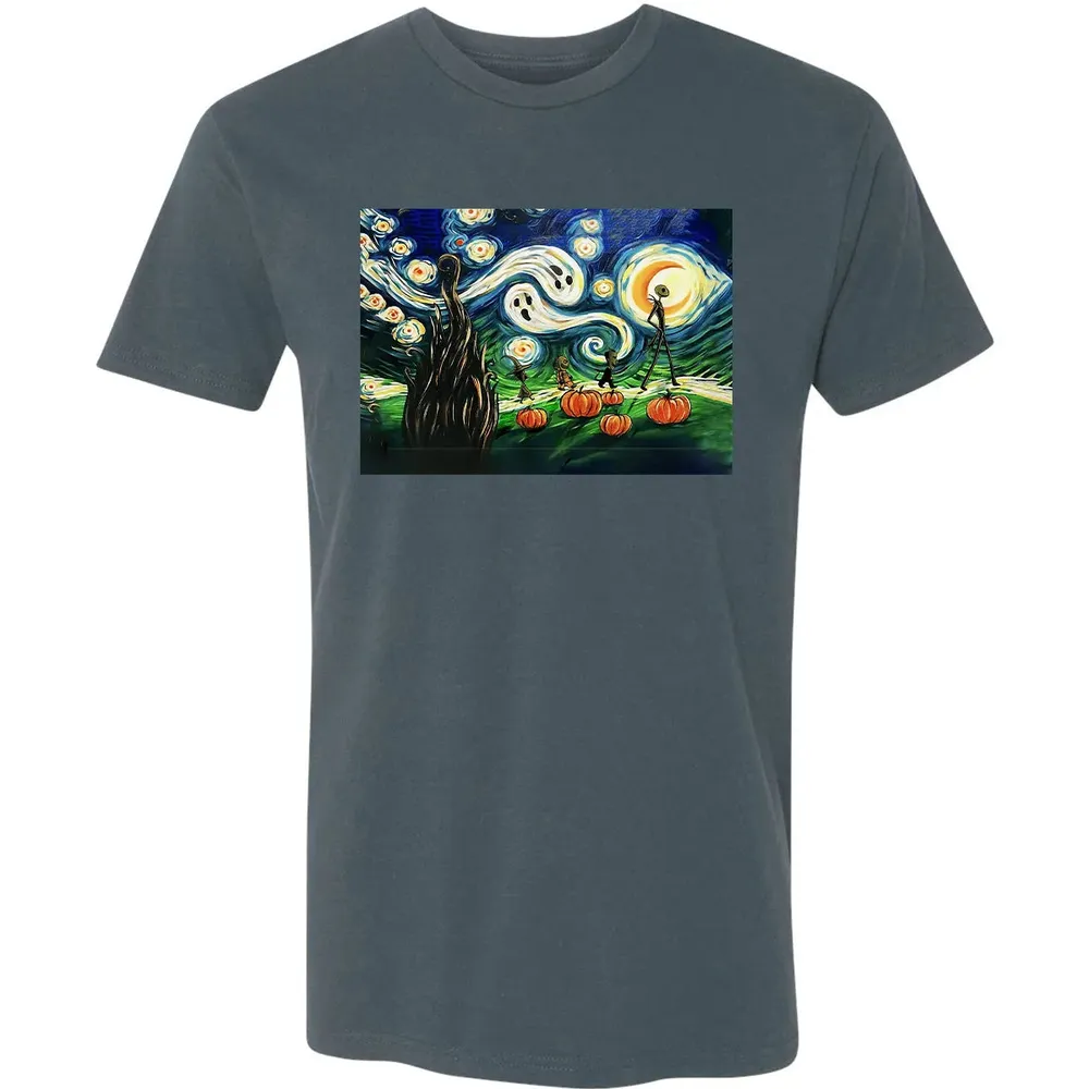 Starry Night Before Christmas Premium Unisex T-shirt - 14