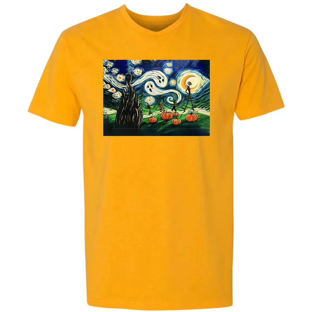 Starry Night Before Christmas Premium Unisex T-shirt - 11
