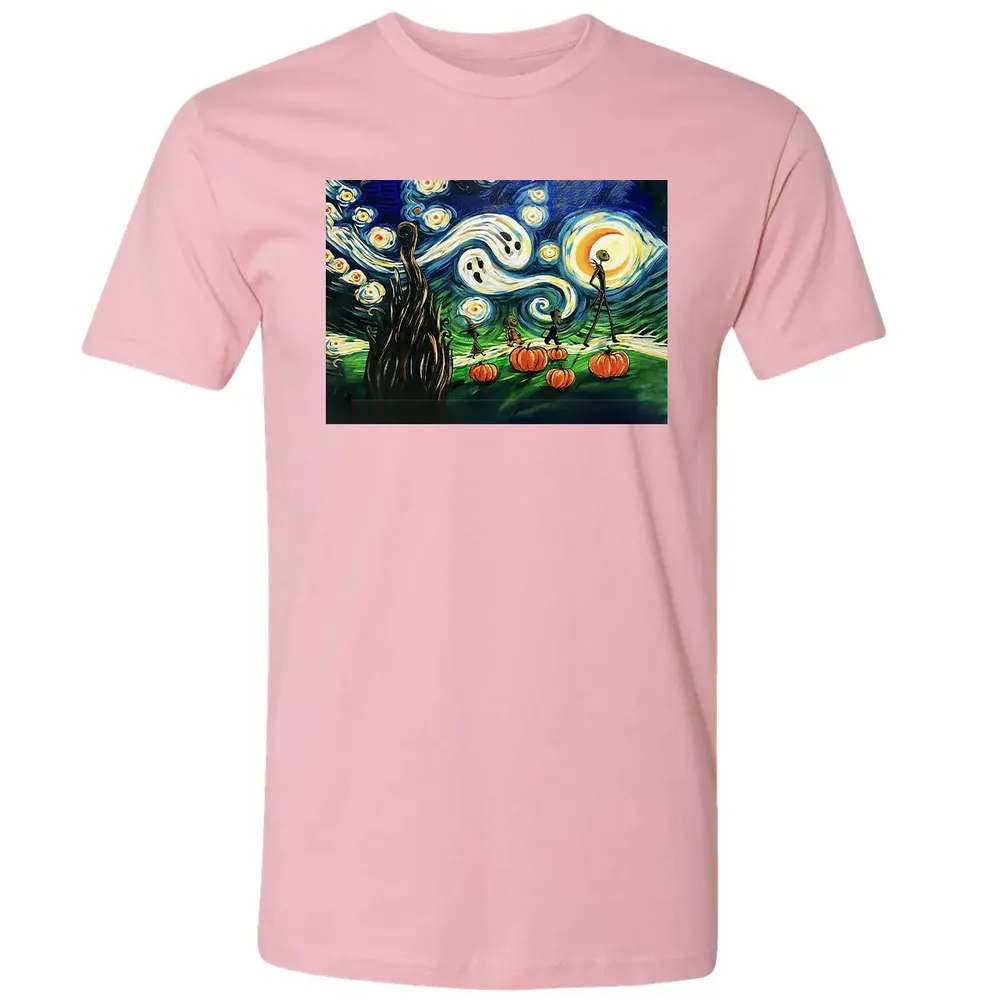 Starry Night Before Christmas Premium Unisex T-shirt - 3