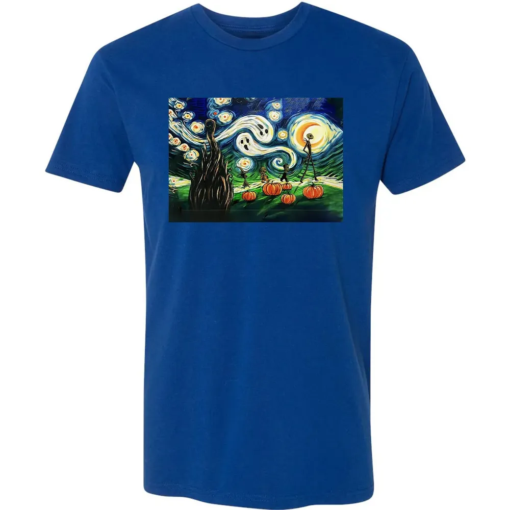 Starry Night Before Christmas Premium Unisex T-shirt - 10