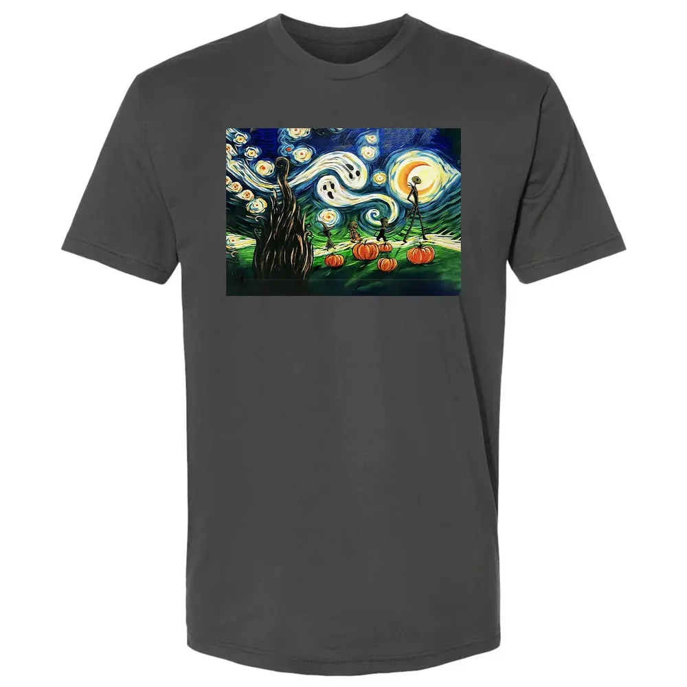 Starry Night Before Christmas Premium Unisex T-shirt - 8