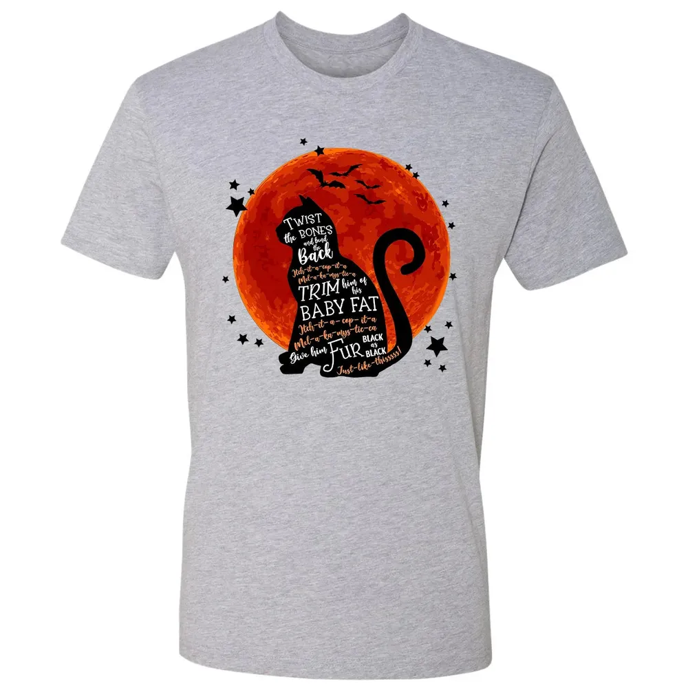 Black Cat Halloween Moon Premium Unisex T-shirt - 9