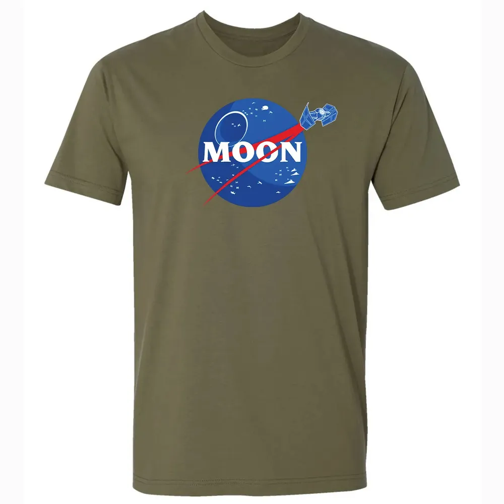 Moon Spaceship Premium Unisex T-shirt - 5