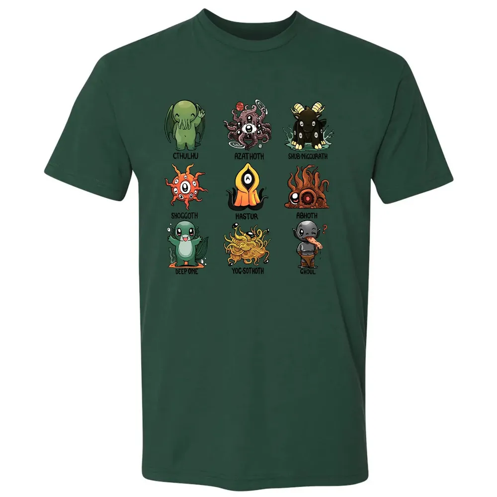 Lovecraft Demons Premium Unisex T-shirt - 12