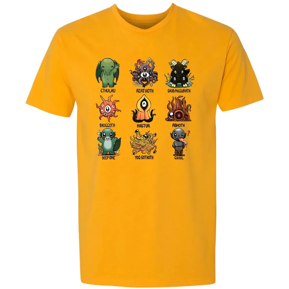 Lovecraft Demons Premium Unisex T-shirt - 11