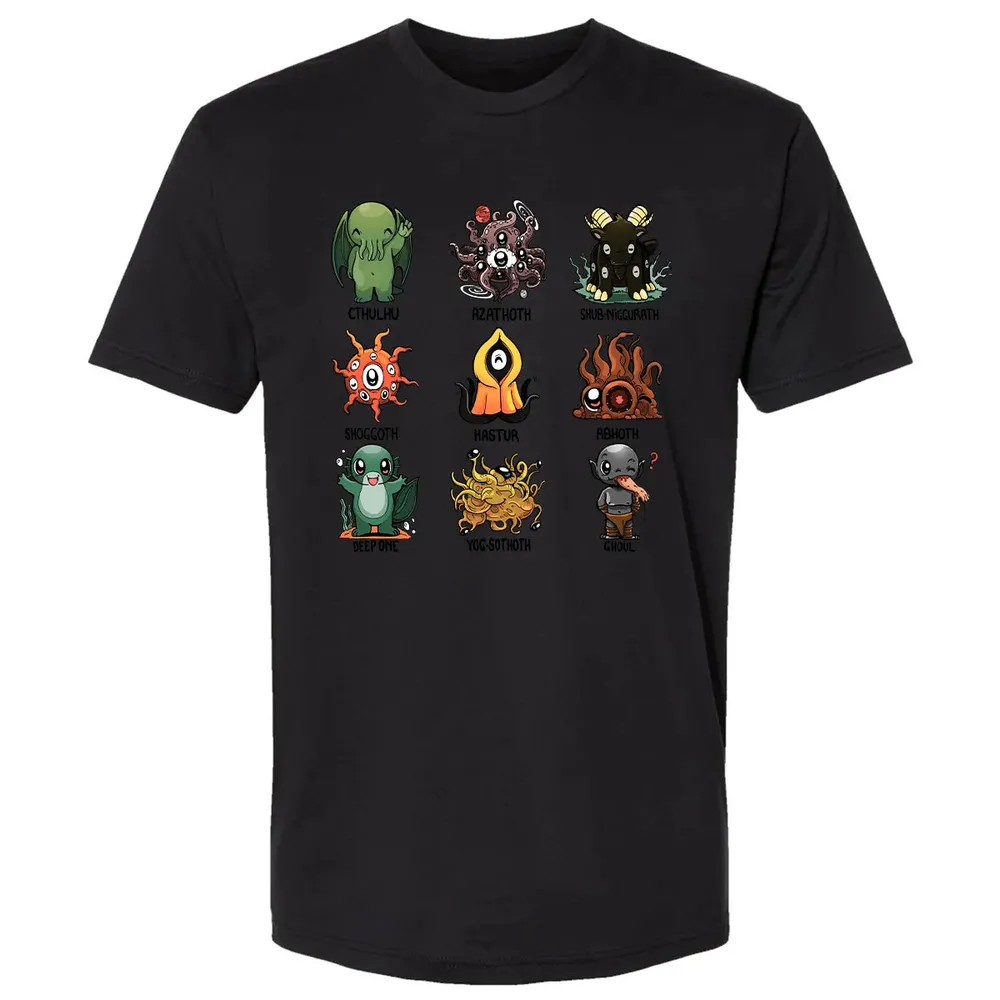 Lovecraft Demons Premium Unisex T-shirt - 15