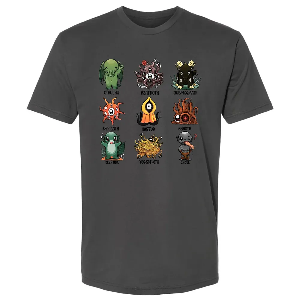 Lovecraft Demons Premium Unisex T-shirt - 8