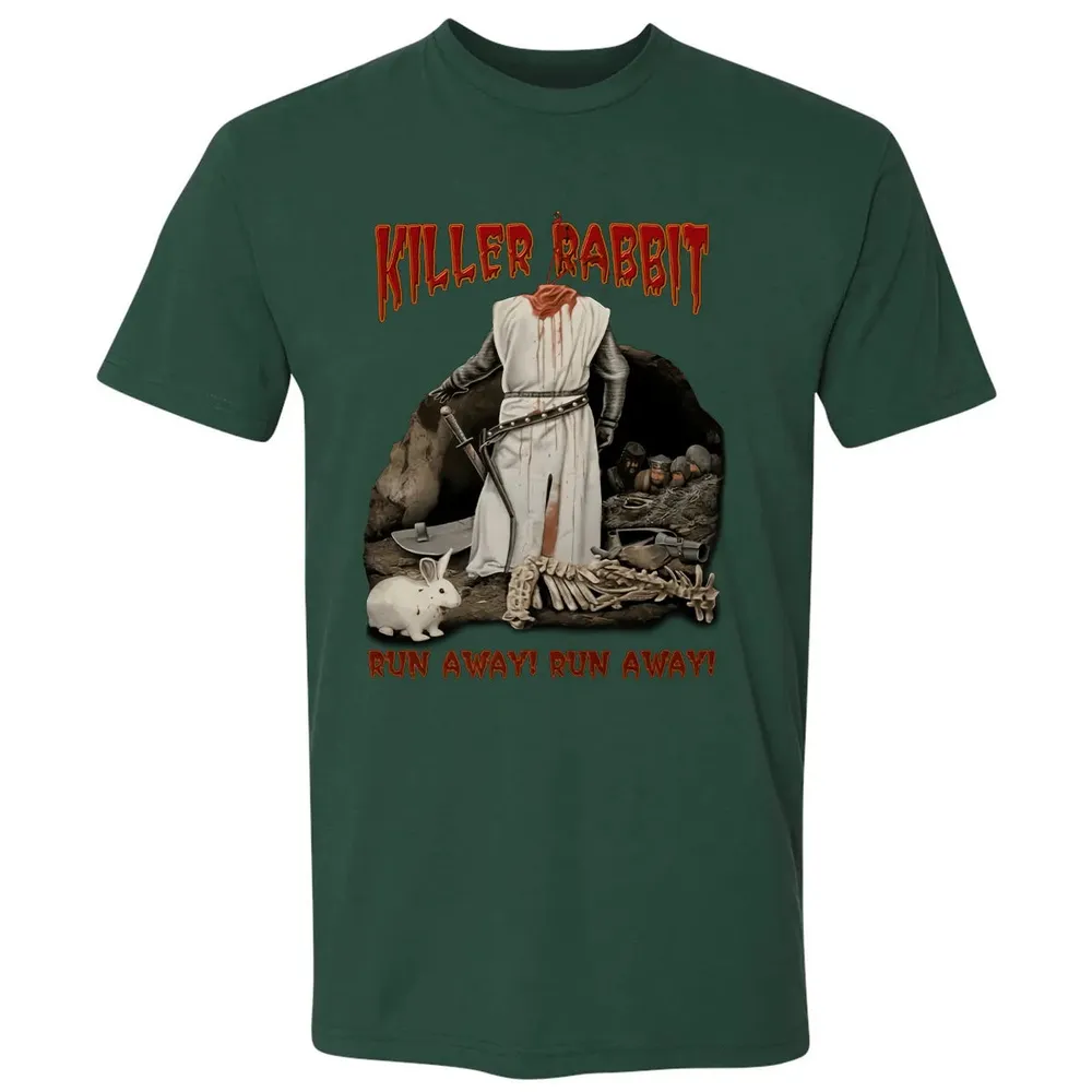 Killer Rabbit Run Away Premium Unisex T-shirt - 12