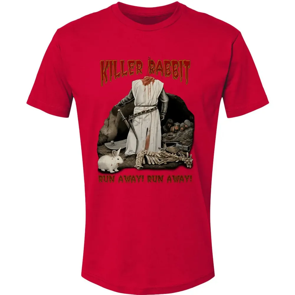 Killer Rabbit Run Away Premium Unisex T-shirt - 6