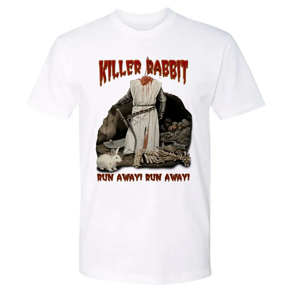 Killer Rabbit Run Away Premium Unisex T-shirt - 4