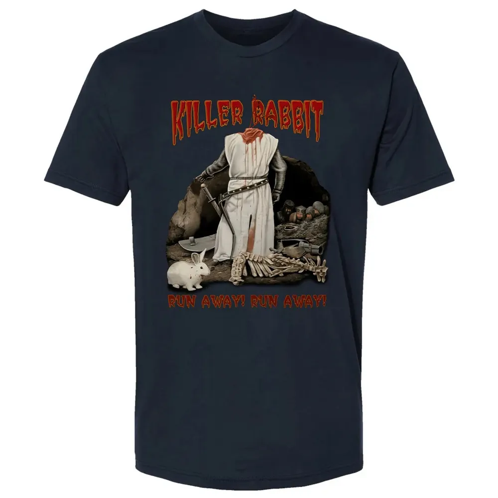 Killer Rabbit Run Away Premium Unisex T-shirt - 2