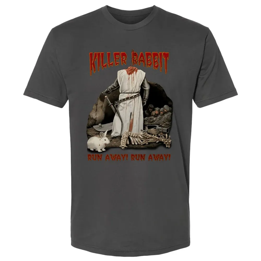 Killer Rabbit Run Away Premium Unisex T-shirt - 8