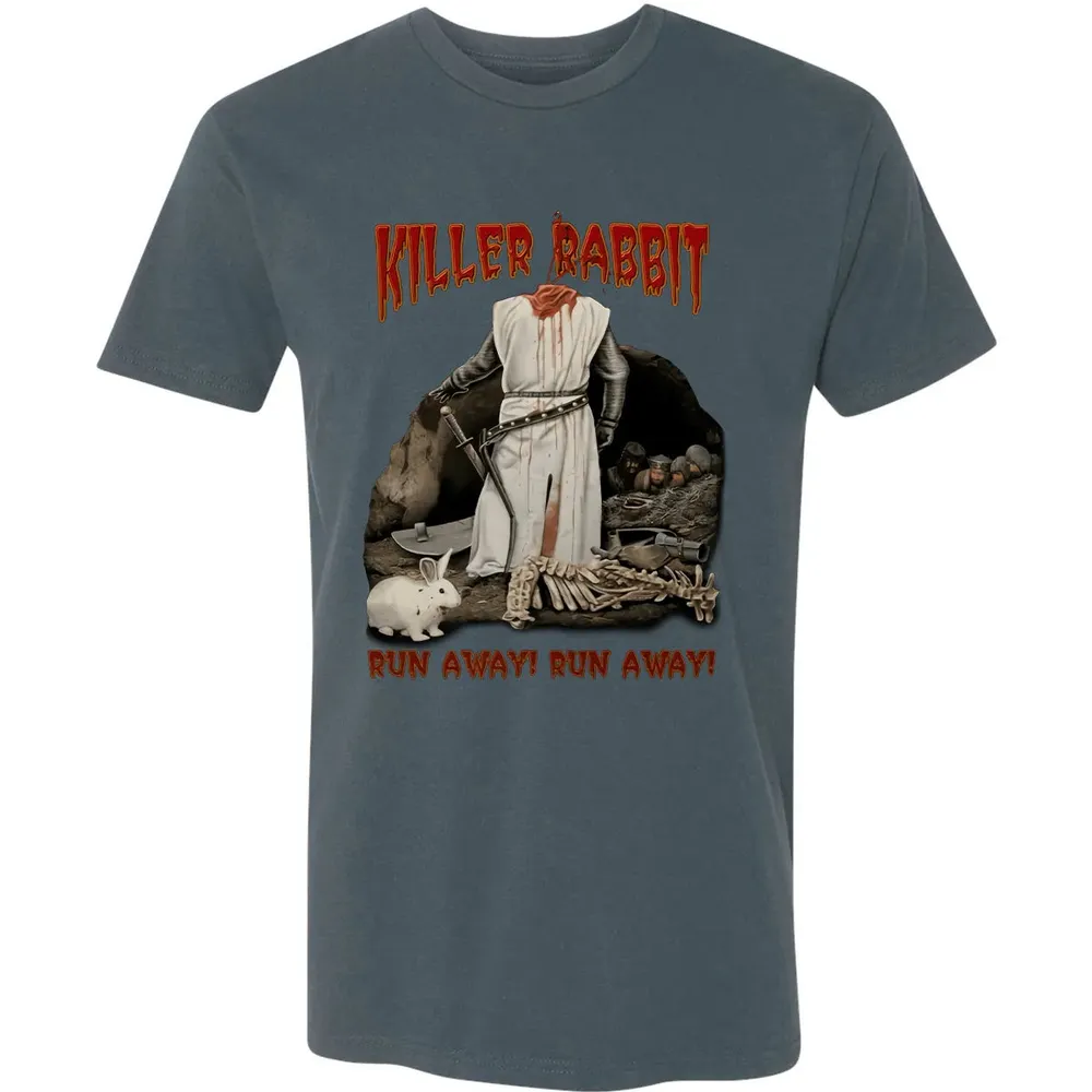 Killer Rabbit Run Away Premium Unisex T-shirt - 14
