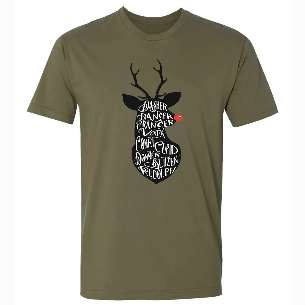 Santa Claus's reindeer Premium Unisex T-shirt - 5