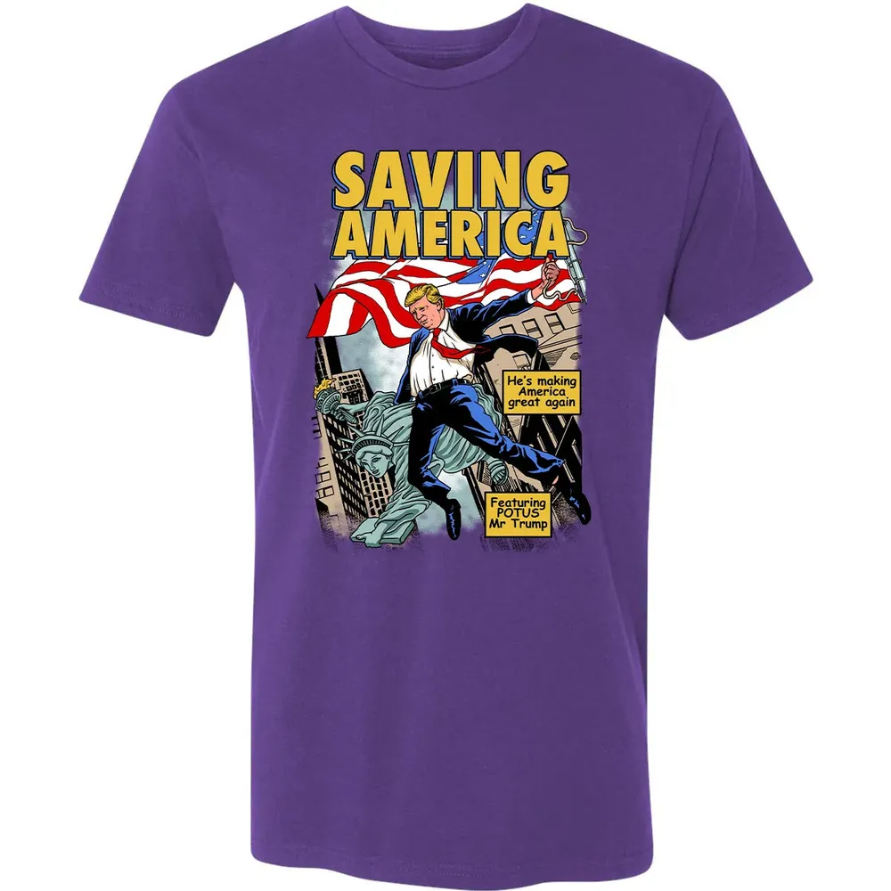 Saving America Premium Unisex T-shirt - 7